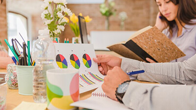 Team Reviewing Investment